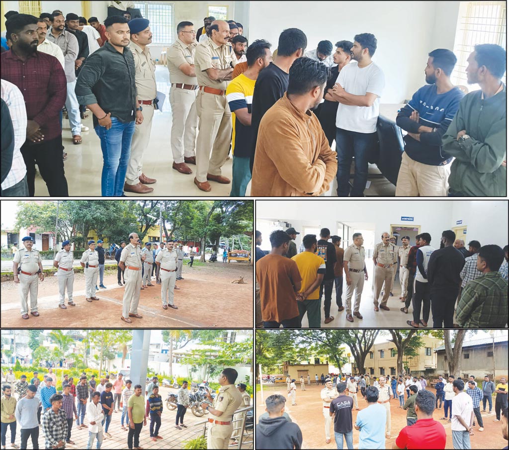 ರೌಡಿಶೀಟರ್‌ಗಳ ನಿದ್ದೆಗೆಡಿಸಿದ ಪೊಲೀಸರು